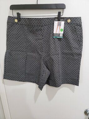 Rafaella Women's 7" Stretch Short, High Stretch Tab Waistband
